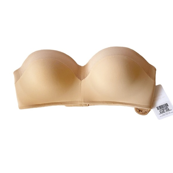 Lively no wire strapless bra 36B in toasted almond nude beige - Picture 1 of 11